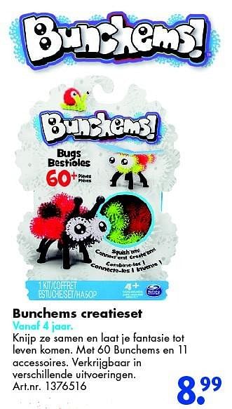 Aanbiedingen Bunchems creatieset - Bunchems - Geldig van 19/03/2016 tot 03/04/2016 bij Bart Smit