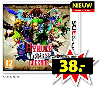 Aanbiedingen Hyrule warriors legends - Nintendo - Geldig van 19/03/2016 tot 03/04/2016 bij Bart Smit