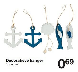 Aanbiedingen Decoratieve hanger - Huismerk - Zeeman  - Geldig van 19/03/2016 tot 26/03/2016 bij Zeeman