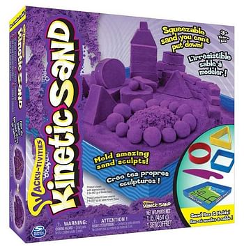 Aanbiedingen Kinetic Sand speelset met zandbak en vormen - Merkloos - Geldig van 22/10/2016 tot 07/12/2016 bij ToyChamp