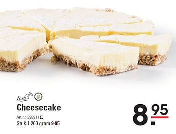 Aanbiedingen Cheesecake - Partouse - Geldig van 10/03/2016 tot 28/03/2016 bij Sligro