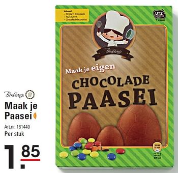 Aanbiedingen Maak je paasei - Bonbiance - Geldig van 10/03/2016 tot 28/03/2016 bij Sligro