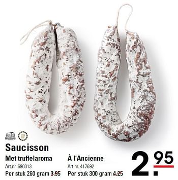 Aanbiedingen Saucisson - Bastides - Geldig van 10/03/2016 tot 28/03/2016 bij Sligro