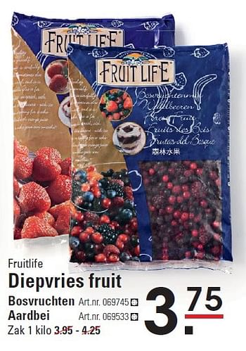 Fruitlife Fruitlife Diepvries Fruit Promotie Bij Sligro