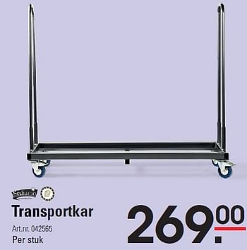 Aanbiedingen Transportkar - Sediamo - Geldig van 10/03/2016 tot 28/03/2016 bij Sligro