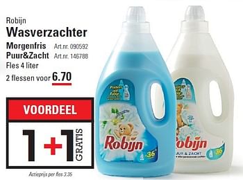 Aanbiedingen Wasverzachter - Robijn - Geldig van 10/03/2016 tot 28/03/2016 bij Sligro