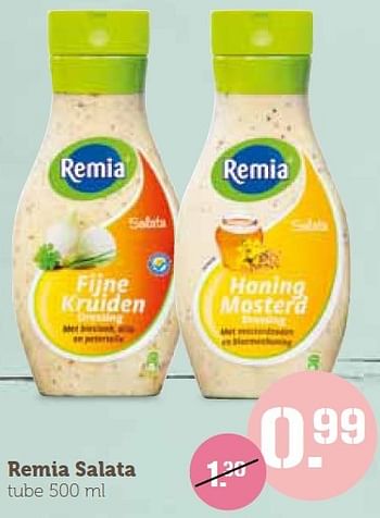 Aanbiedingen Remia salata - Remia - Geldig van 21/03/2016 tot 28/03/2016 bij Coop