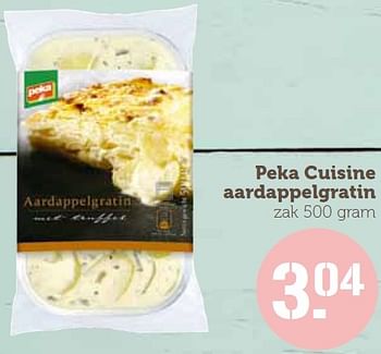 Aanbiedingen Peka cuisine aardappelgratin - Peka - Geldig van 21/03/2016 tot 28/03/2016 bij Coop