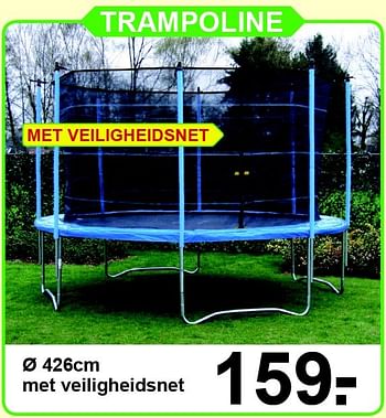 Aanbiedingen Trampoline - Huismerk - Van Cranenbroek - Geldig van 28/03/2016 tot 17/04/2016 bij Van Cranenbroek