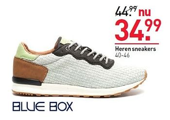 Aanbiedingen Heren sneakers - Blue-Box - Geldig van 21/03/2016 tot 03/04/2016 bij Scapino