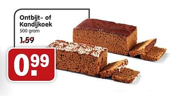 Aanbiedingen Ontbijt of kandijkoek - Huismerk - Em-té - Geldig van 27/03/2016 tot 02/04/2016 bij Em-té