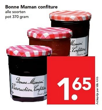 Aanbiedingen Bonne maman confiture - Bonne Maman - Geldig van 27/03/2016 tot 02/04/2016 bij Deen Supermarkten