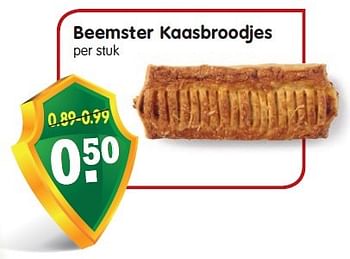 Aanbiedingen Beemster kaasbroodjes - Beemster - Geldig van 27/03/2016 tot 02/04/2016 bij Em-té