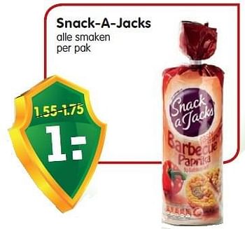 Aanbiedingen Snack-a-jacks - Snack a Jacks - Geldig van 27/03/2016 tot 02/04/2016 bij Em-té