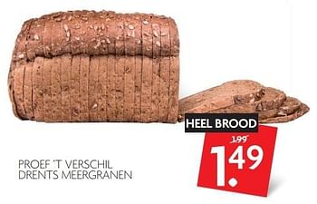 Aanbiedingen Proef `t verschil drents meergranen - Huismerk - Deka Markt - Geldig van 27/03/2016 tot 02/04/2016 bij Deka Markt