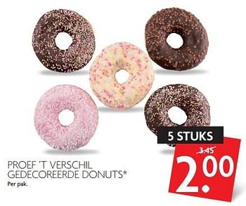 Aanbiedingen Proef `t verschil gedecoreerde donuts - Huismerk - Deka Markt - Geldig van 27/03/2016 tot 02/04/2016 bij Deka Markt