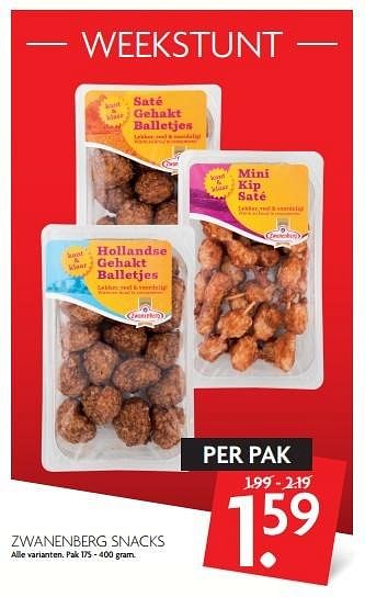 Aanbiedingen Zwanenberg snacks - Zwanenberg - Geldig van 27/03/2016 tot 02/04/2016 bij Deka Markt