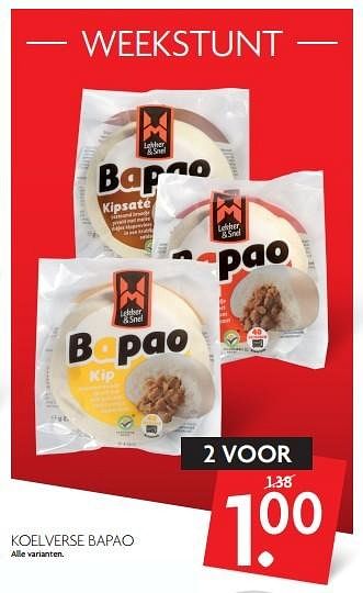 Aanbiedingen Koelverse bapao - Huismerk - Deka Markt - Geldig van 27/03/2016 tot 02/04/2016 bij Deka Markt