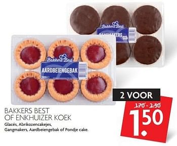 Aanbiedingen Bakkers best of enkhuizer koek - BakkersBest - Geldig van 27/03/2016 tot 02/04/2016 bij Deka Markt