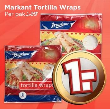 Aanbiedingen Markant tortilla wraps - Markant - Geldig van 27/03/2016 tot 02/04/2016 bij Vomar