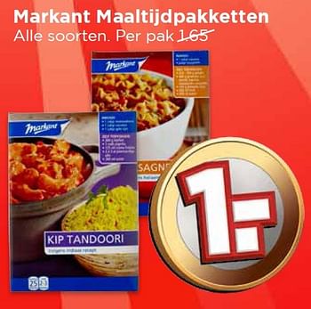 Aanbiedingen Markant maaltijdpakketten - Markant - Geldig van 27/03/2016 tot 02/04/2016 bij Vomar