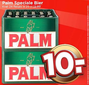 Aanbiedingen Palm speciale bier - Palm - Geldig van 27/03/2016 tot 02/04/2016 bij Vomar