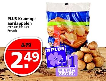 Aanbiedingen Plus kruimige aardappelen - Huismerk - Plus - Geldig van 27/03/2016 tot 02/04/2016 bij Plus