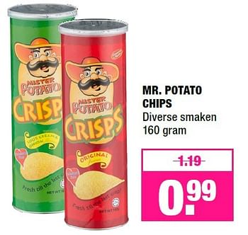 Aanbiedingen Mr. potato chips - Mr.Potato - Geldig van 28/03/2016 tot 10/04/2016 bij Big Bazar