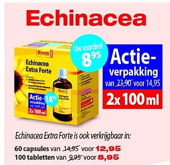 Aanbiedingen Echinacea extra forte - Bloem - Geldig van 19/02/2016 tot 24/04/2016 bij De Rode Pilaren