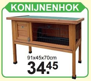 Aanbiedingen Konijnenhok - Huismerk - Van Cranenbroek - Geldig van 10/04/2016 tot 01/05/2016 bij Van Cranenbroek