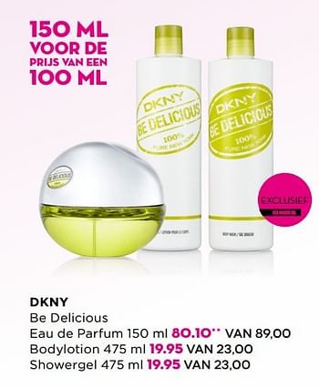 Aanbiedingen Dkny be delicious eau de parfum - DKNY - Geldig van 28/03/2016 tot 17/04/2016 bij Ici Paris XL
