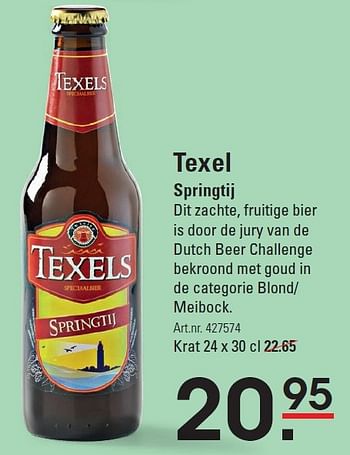 Aanbiedingen Texel springtij - Texels - Geldig van 30/03/2016 tot 18/04/2016 bij Sligro