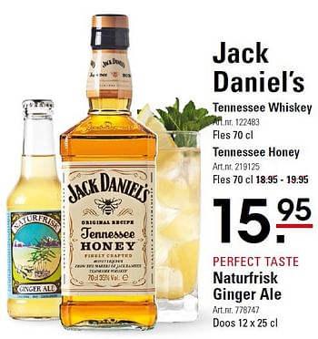 Aanbiedingen Jack daniel`s tennessee whiskey - Jack Daniel's - Geldig van 30/03/2016 tot 18/04/2016 bij Sligro