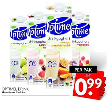 Aanbiedingen Optimel drink - Optimel - Geldig van 17/04/2016 tot 23/04/2016 bij Deka Markt