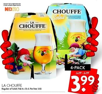 Aanbiedingen La chouffe regulier of soleil - La Chouffe - Geldig van 17/04/2016 tot 23/04/2016 bij Deka Markt