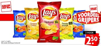 Aanbiedingen Lay`s chips - Lay's - Geldig van 17/04/2016 tot 23/04/2016 bij Deka Markt