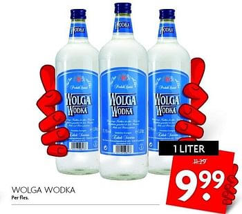 Aanbiedingen Wolga wodka - Wolga - Geldig van 17/04/2016 tot 23/04/2016 bij Deka Markt