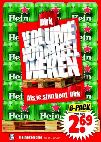 Aanbiedingen Heineken bier - Heineken - Geldig van 17/04/2016 tot 23/04/2016 bij Lekker Doen