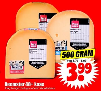 Aanbiedingen Beemster 48+ kaas - Beemster - Geldig van 17/04/2016 tot 23/04/2016 bij Lekker Doen