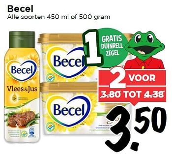 Aanbiedingen Becel - Becel - Geldig van 17/04/2016 tot 23/04/2016 bij Vomar