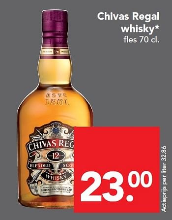 Aanbiedingen Chivas regal whisky - Chivas Regal - Geldig van 17/04/2016 tot 23/04/2016 bij Deen Supermarkten