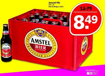 Aanbiedingen Amstel pils - Amstel - Geldig van 17/04/2016 tot 23/04/2016 bij Plus