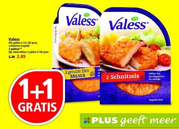 Aanbiedingen Valess - Valess - Geldig van 17/04/2016 tot 23/04/2016 bij Plus