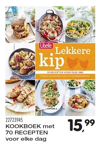 Aanbiedingen Kookboek met 70 recepten - Huismerk - Supra Bazar - Geldig van 20/04/2016 tot 24/05/2016 bij Supra Bazar