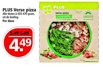 Aanbiedingen Plus verse pizza - Huismerk - Plus - Geldig van 24/04/2016 tot 30/04/2016 bij Plus