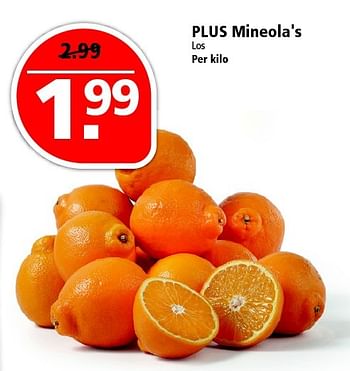 Aanbiedingen Plus mineola`s - Huismerk - Plus - Geldig van 24/04/2016 tot 30/04/2016 bij Plus