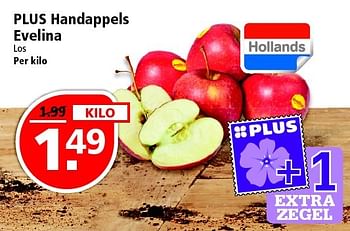 Aanbiedingen Plus handappels evelina - Huismerk - Plus - Geldig van 24/04/2016 tot 30/04/2016 bij Plus
