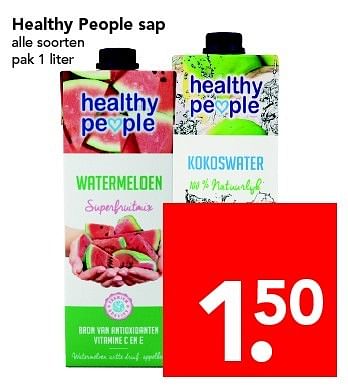 Aanbiedingen Healthy people sap - Healthy People - Geldig van 24/04/2016 tot 30/04/2016 bij Deen Supermarkten