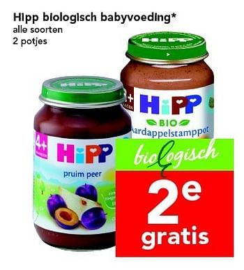 Aanbiedingen Hipp biologisch babyvoeding - Hipp - Geldig van 24/04/2016 tot 30/04/2016 bij Deen Supermarkten