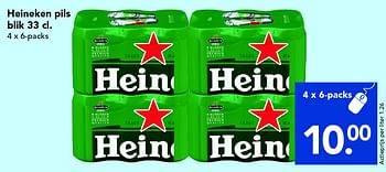 Aanbiedingen Heineken pils blik - Heineken - Geldig van 24/04/2016 tot 30/04/2016 bij Deen Supermarkten